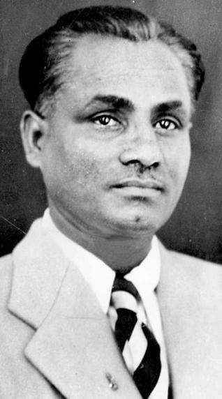 Black And White Image Of Indian Famous Hockey  Player