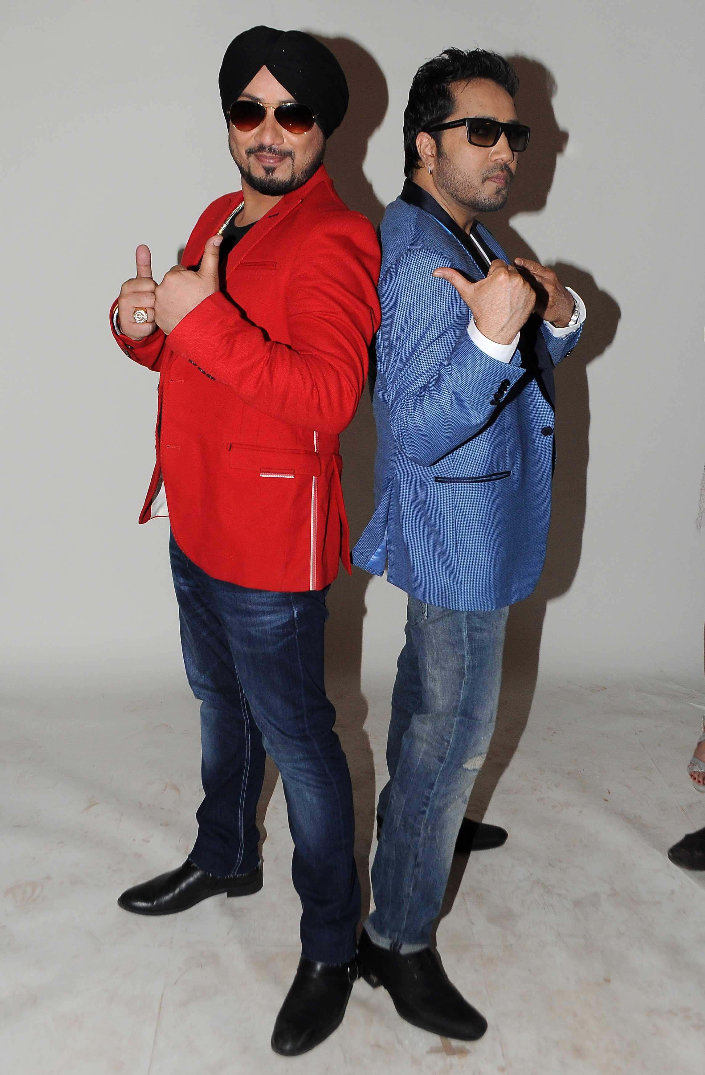 Dilbagh Singh And Mika Singh In Casual