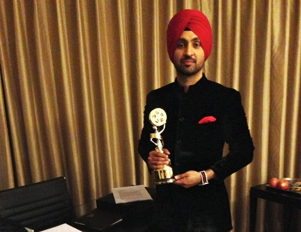Diljit Dosanjh With Award