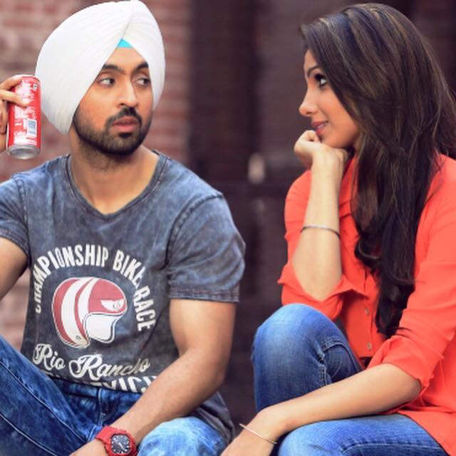 Diljit Dosanjh With Co Actress