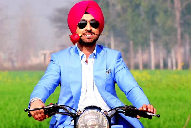 Image Of Diljit Dosanjh Holding Rose In Mouth