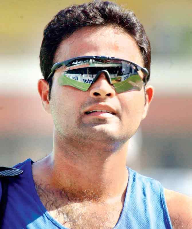 Dinesh Mongia Wearing Goggles