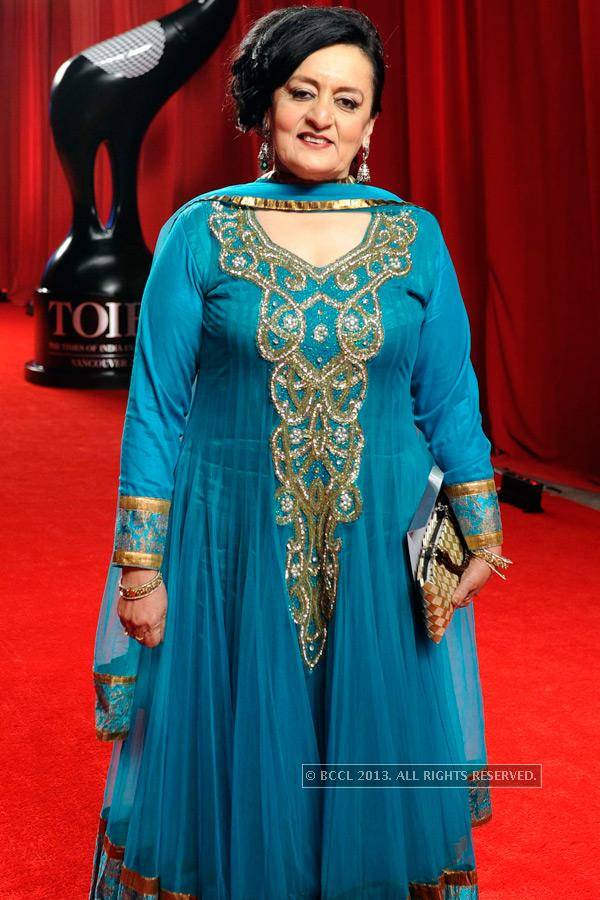 Dolly Ahluwalia  Wearing Blue Suit