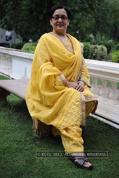 Dolly Ahluwalia Wearing Yellow Suit