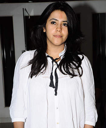 Ekta Kapoor In White