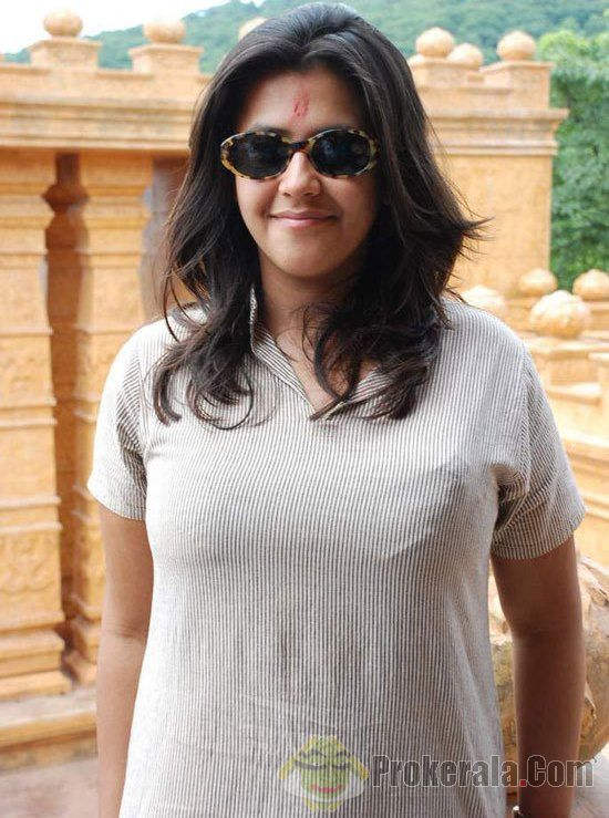 Ekta Kapoor In White Kurti