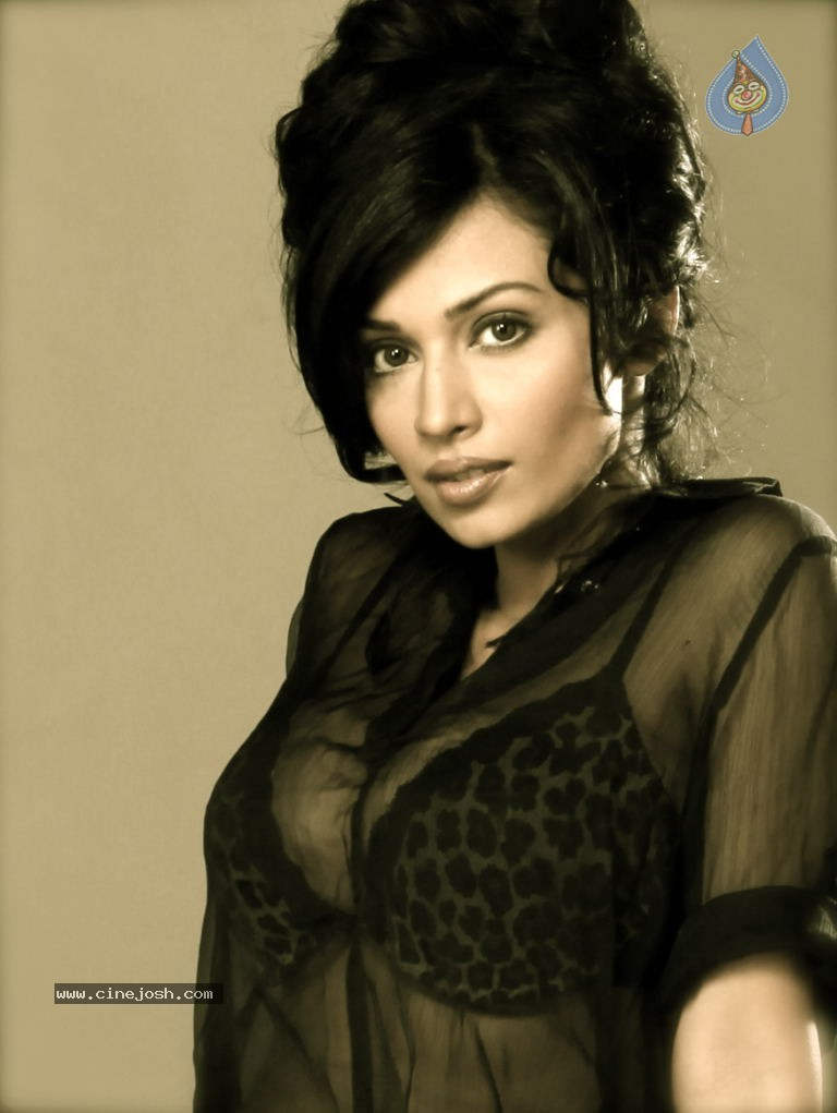 Asha Saini In Black Dress