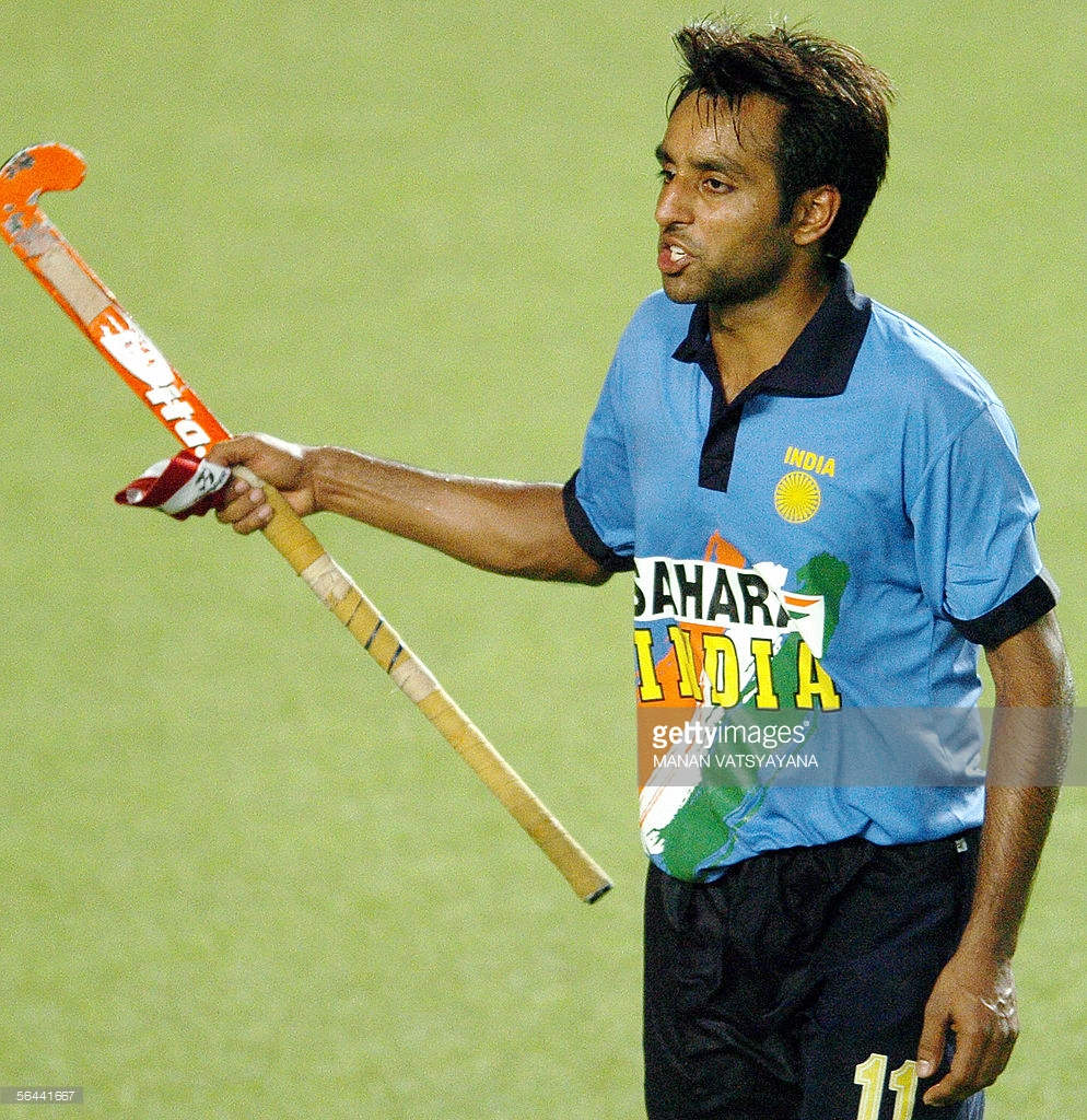 Gagan Ajit Singh Holding Hockey In Hand