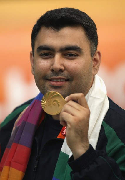 Gagan Narang With Gold Medal