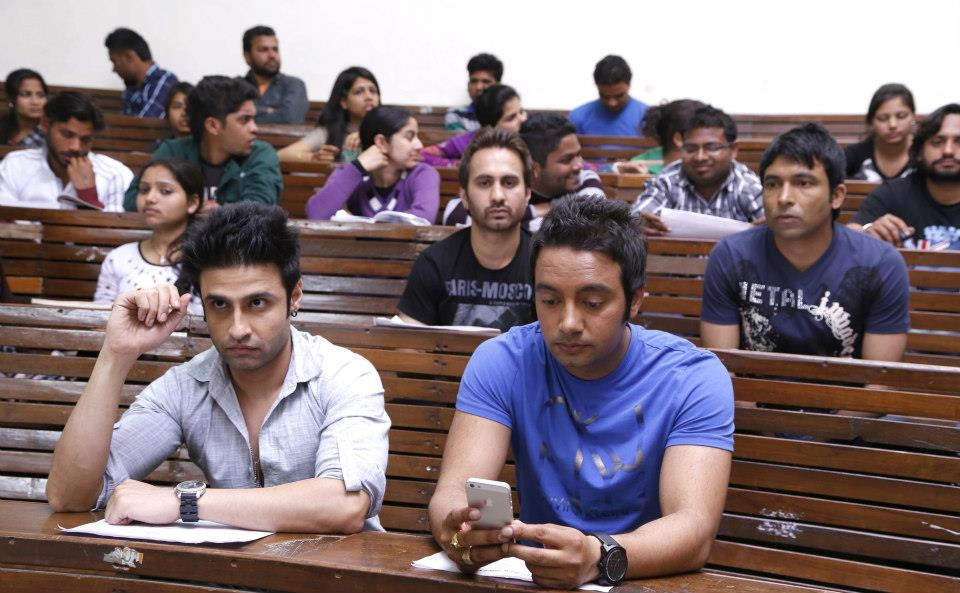 Gaurav Kakkar Sitting In Class Room With Sippy
