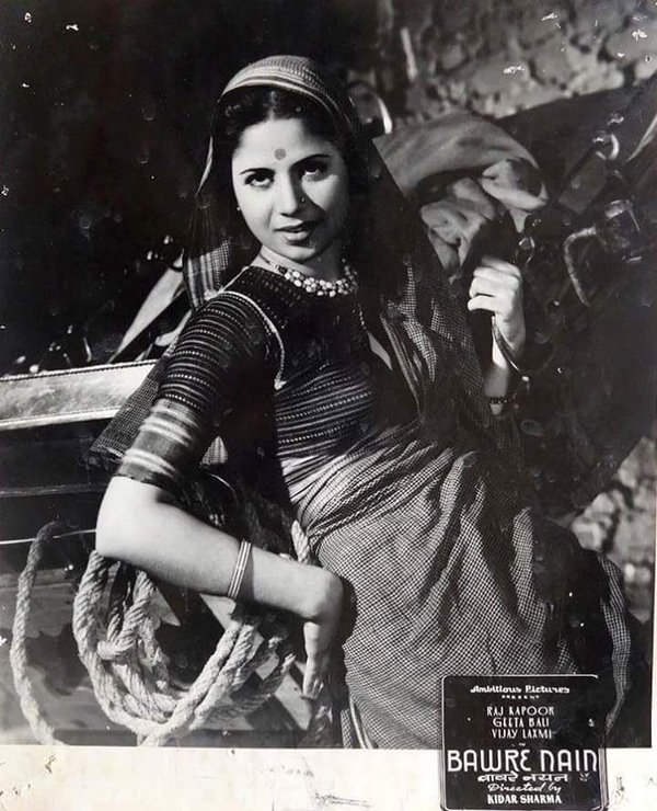 Geeta Bali Wearing Saree