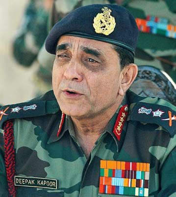Closeup Of General Deepak Kapoor