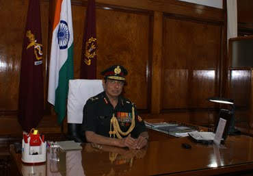 General Deepak Kapoor In His Office