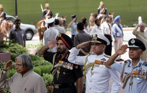 General Joginder Jaswant Singh  Saluting