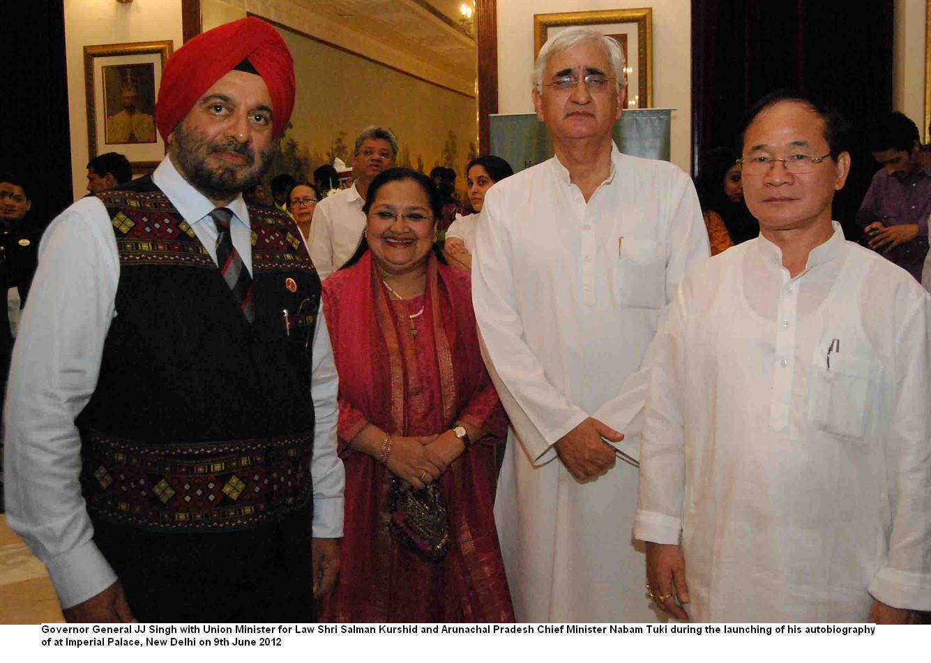 General Joginder Jaswant Singh With Politician