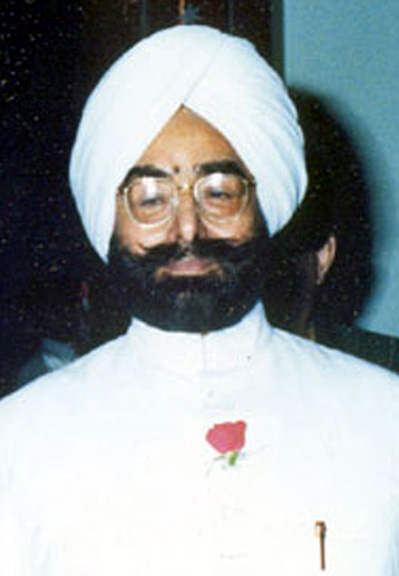 Giani Zail Singh Wearing White Turban