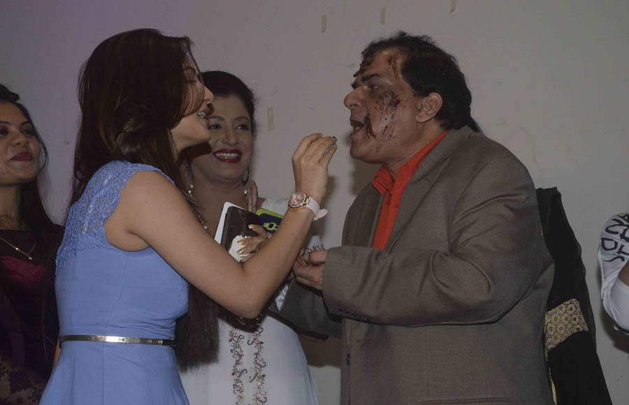 Pooja Bose With Gopi Bhalla