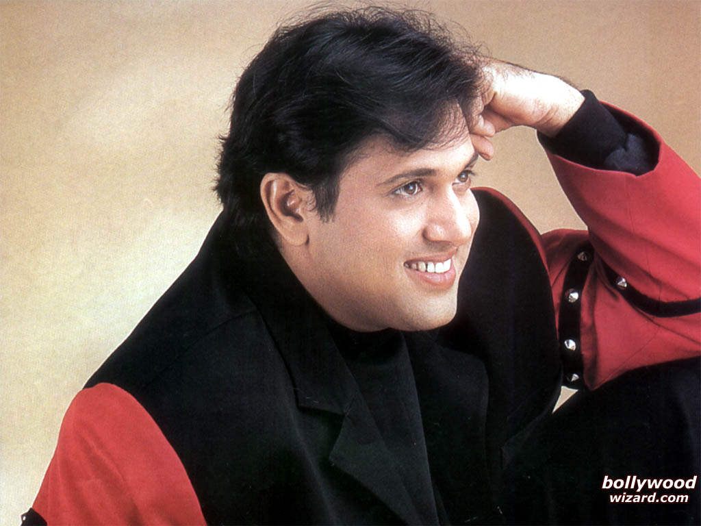 Govinda Looking Smart In Black And Red Combination