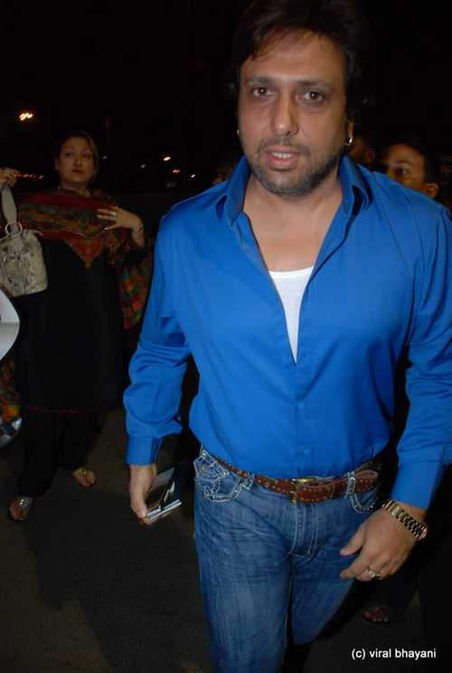 Govinda Wearing Blue Shirt