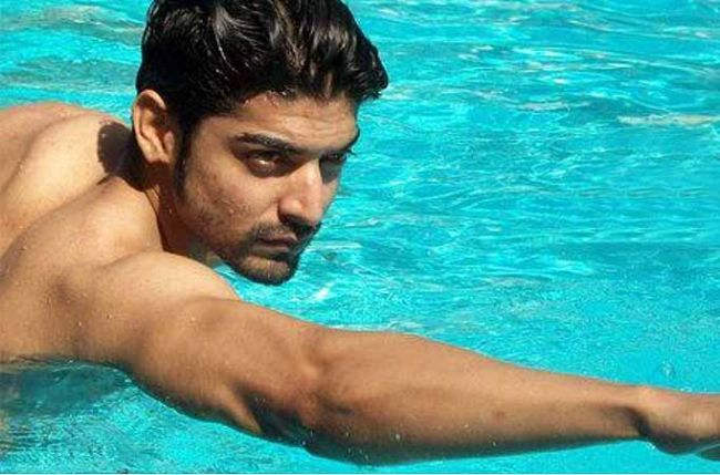 Gurmeet Chaudhary In Swimming Pool