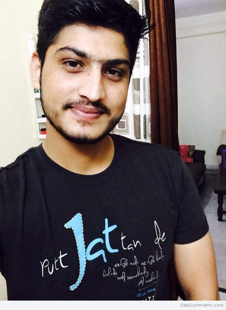 Gurnam Bhullar In Black T-shirt