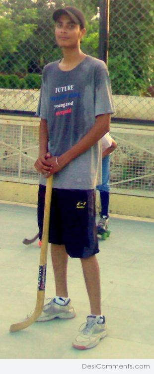 Gurnazar Chattha Playing Hockey