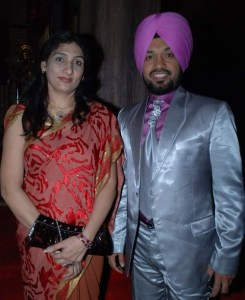 Gurpreet Ghuggi  With Wife Kuljeet Kaur