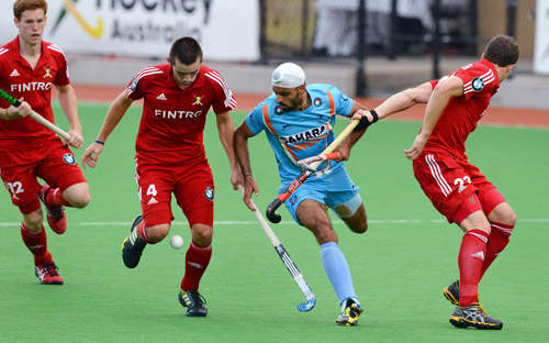 Gurvinder Singh Chandi Playing Hockey