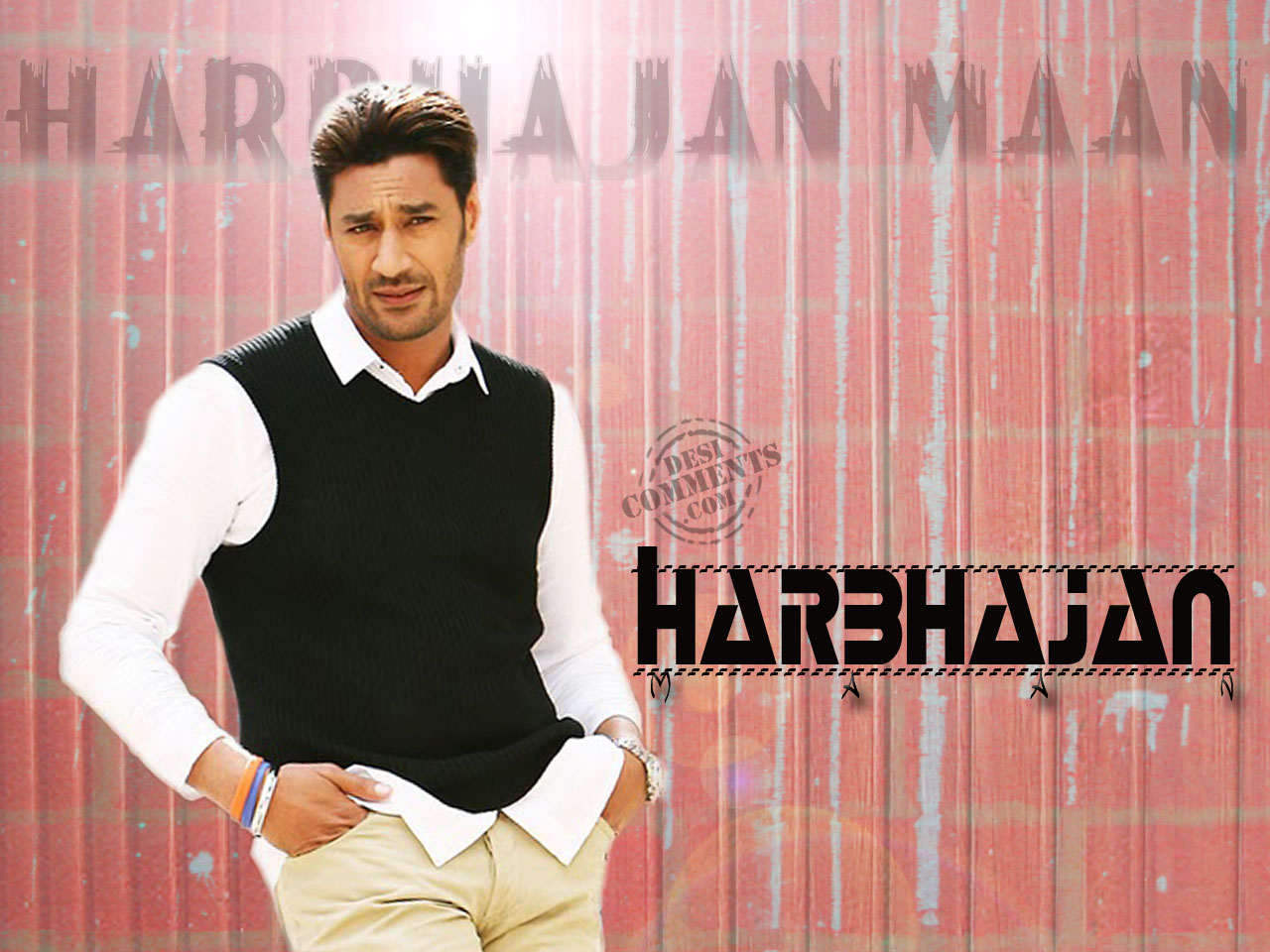 Harbhajan Mann Looking Handsome In Casual