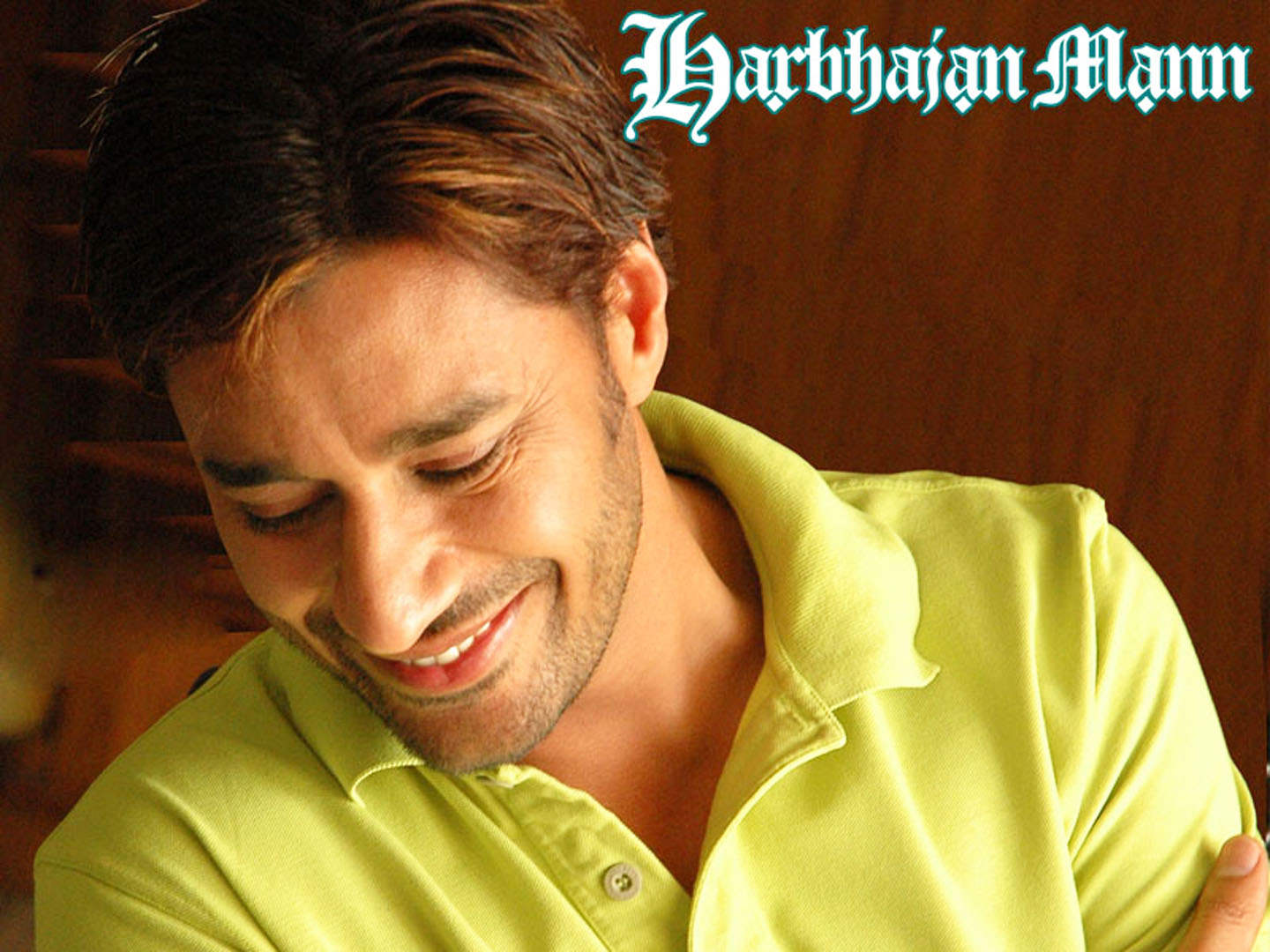 Harbhajan Mann Wearing Parrot Green T-shirt