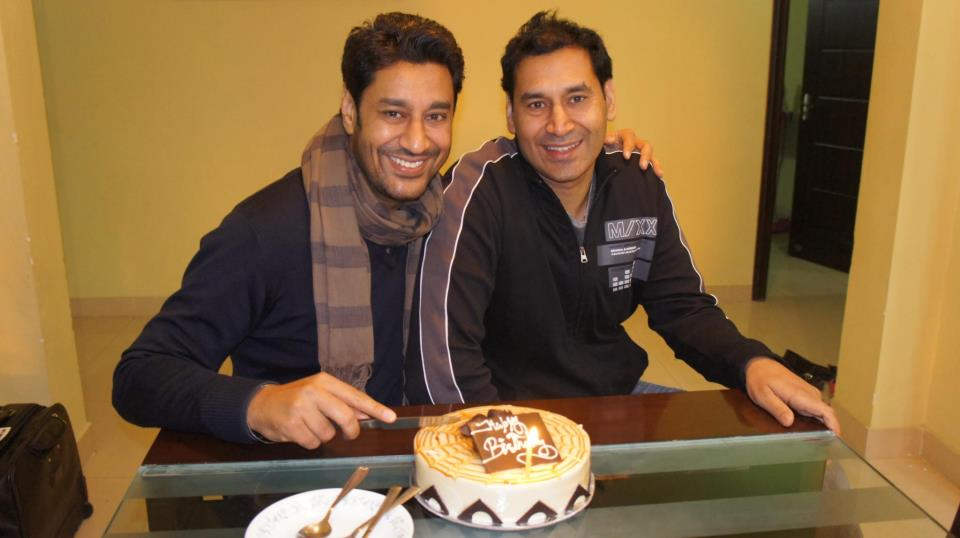 Harbhajan Mann With His Brother Gursewak Mann