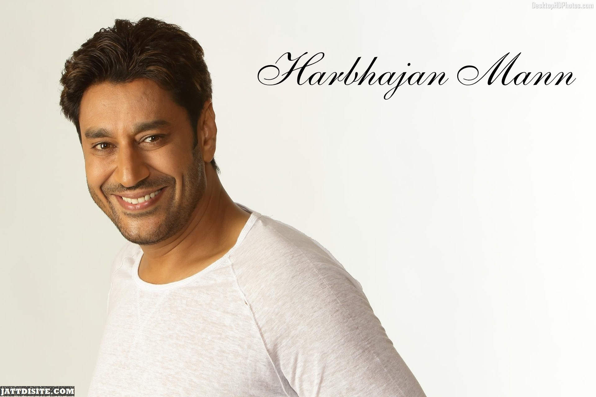 Smiling Picture Of Harbhajan Mann