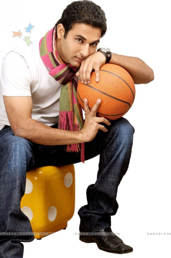 Harish Verma Holding Ball
