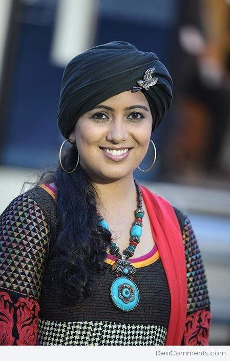 Harshdeep Kaur Wearing Beautiful Turban