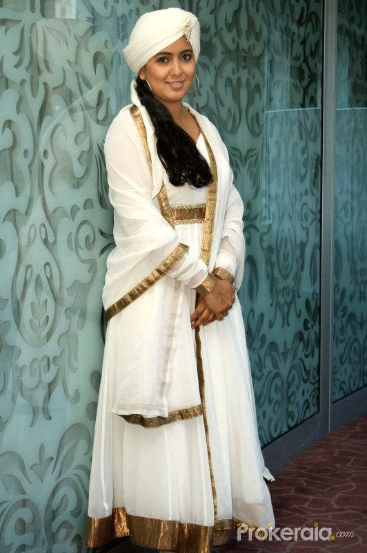 Harshdeep Kaur Wearing White Dress