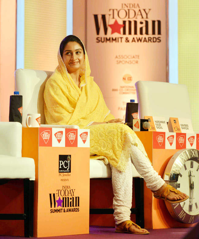 Harsimrat Kaur Badal In India Today Woman Summit & Awards