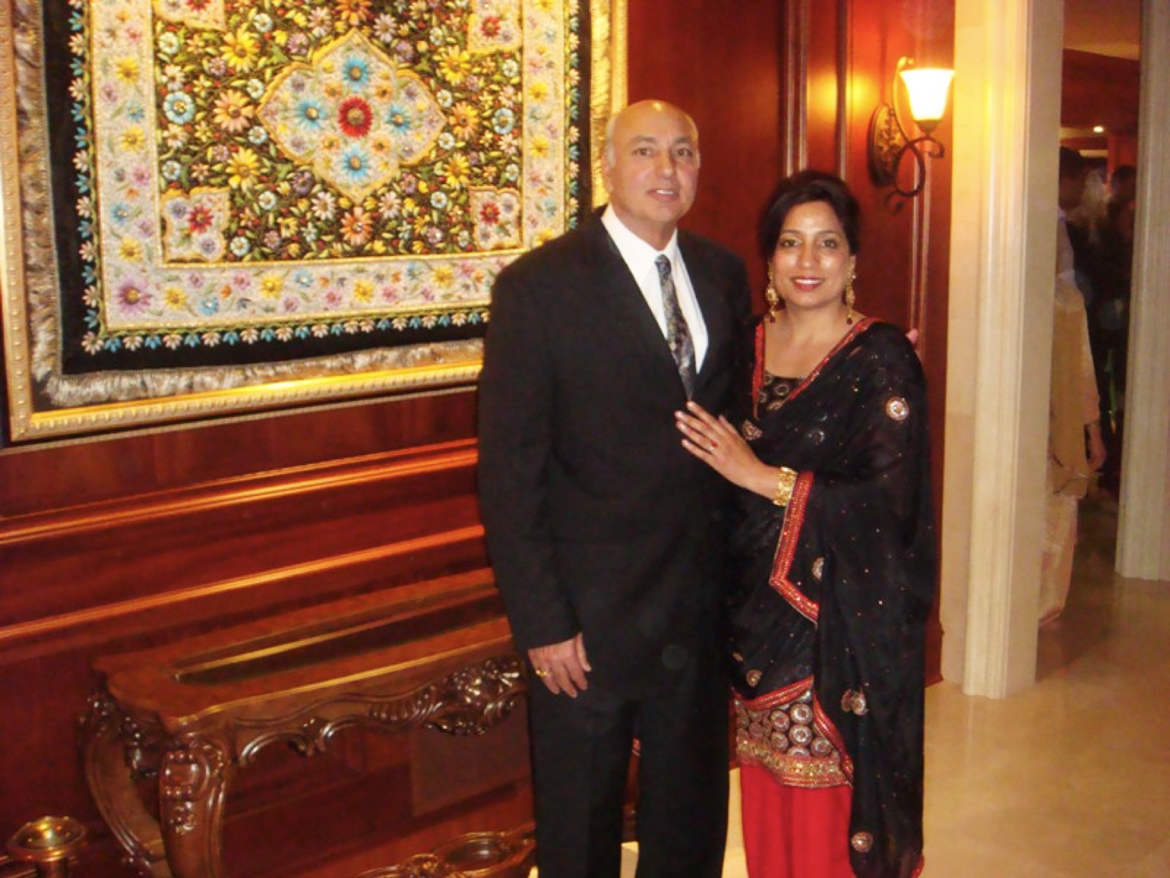 Herb Dhaliwal  With His Wife