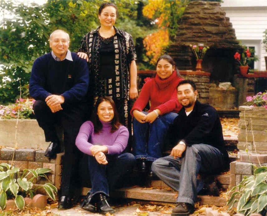 Herb Dhaliwal With His Family
