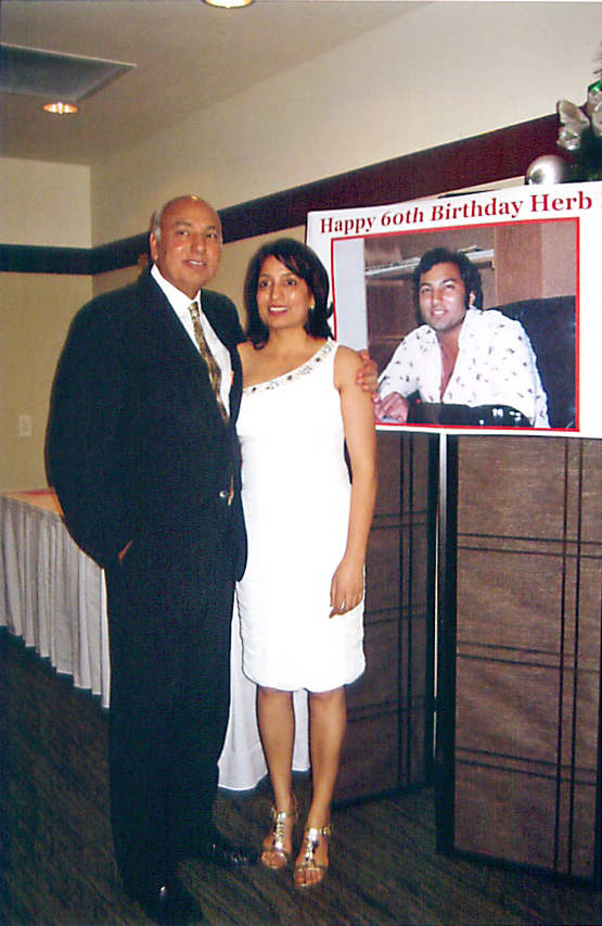 Herb Dhaliwal With Wife Neelu Kang