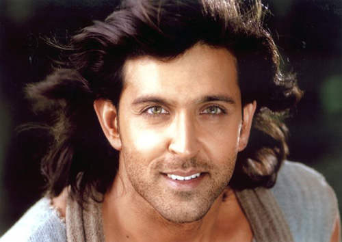 Actor  Hrithik Roshan In Long Hair