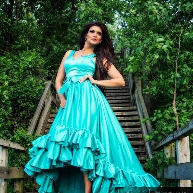 Ihana Dhillon Wearing Blue Outfit