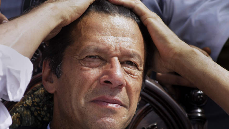 Imran Khan Face Close Up
