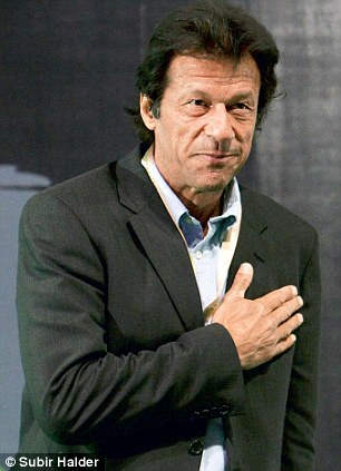 Imran Khan Wearing Black Coat