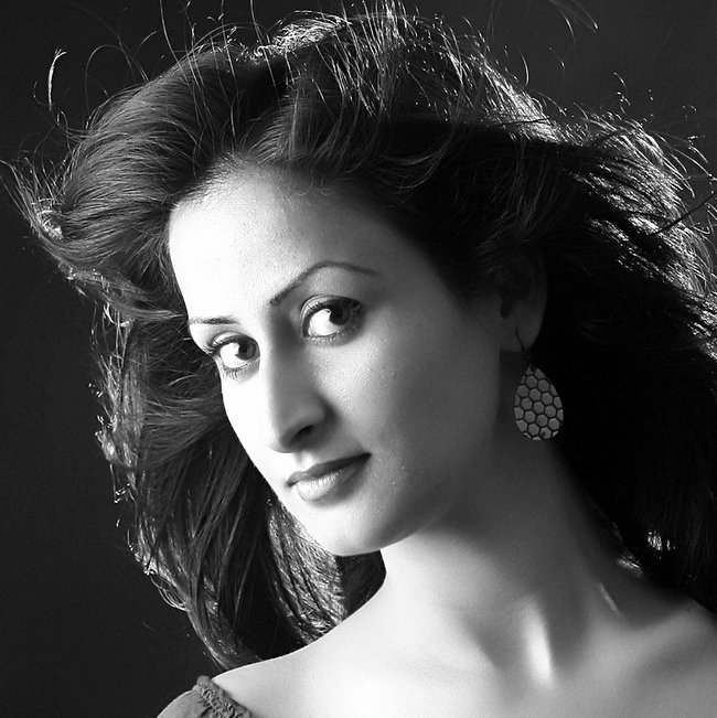 Black And White Close Up Image Of Jaspinder Cheema