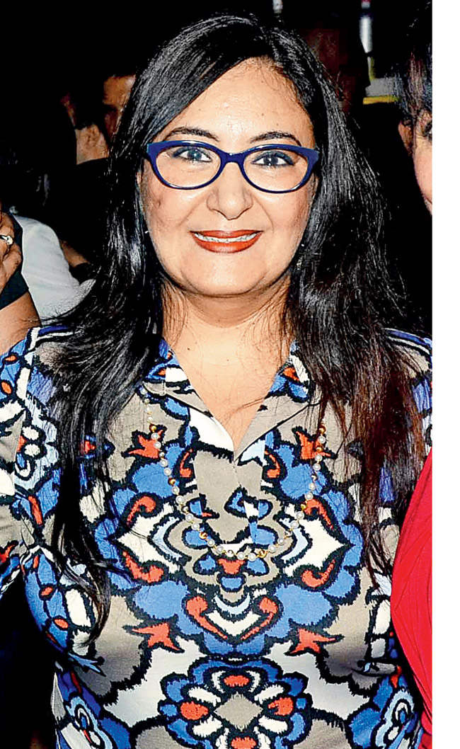 Jaspinder Narula Wearing Blue Spectacles