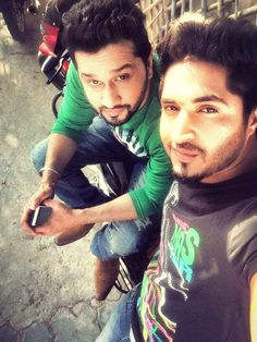 Singer Jassi Gill With Roshan Prince
