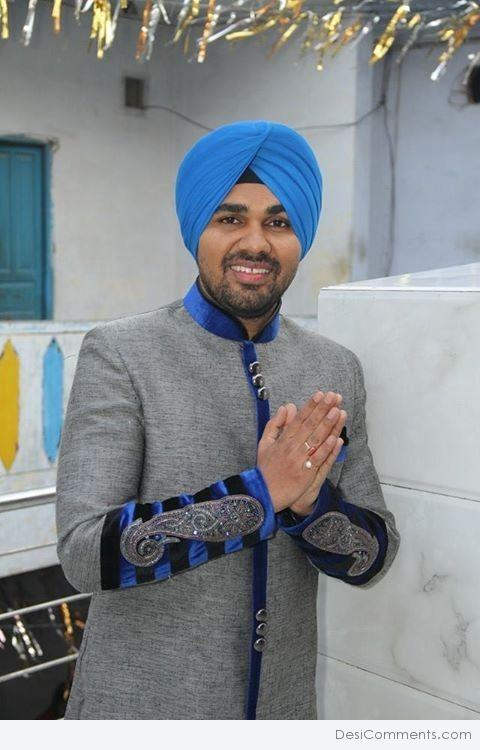 Jaswant Singh Rathore Wearing Blue Turban