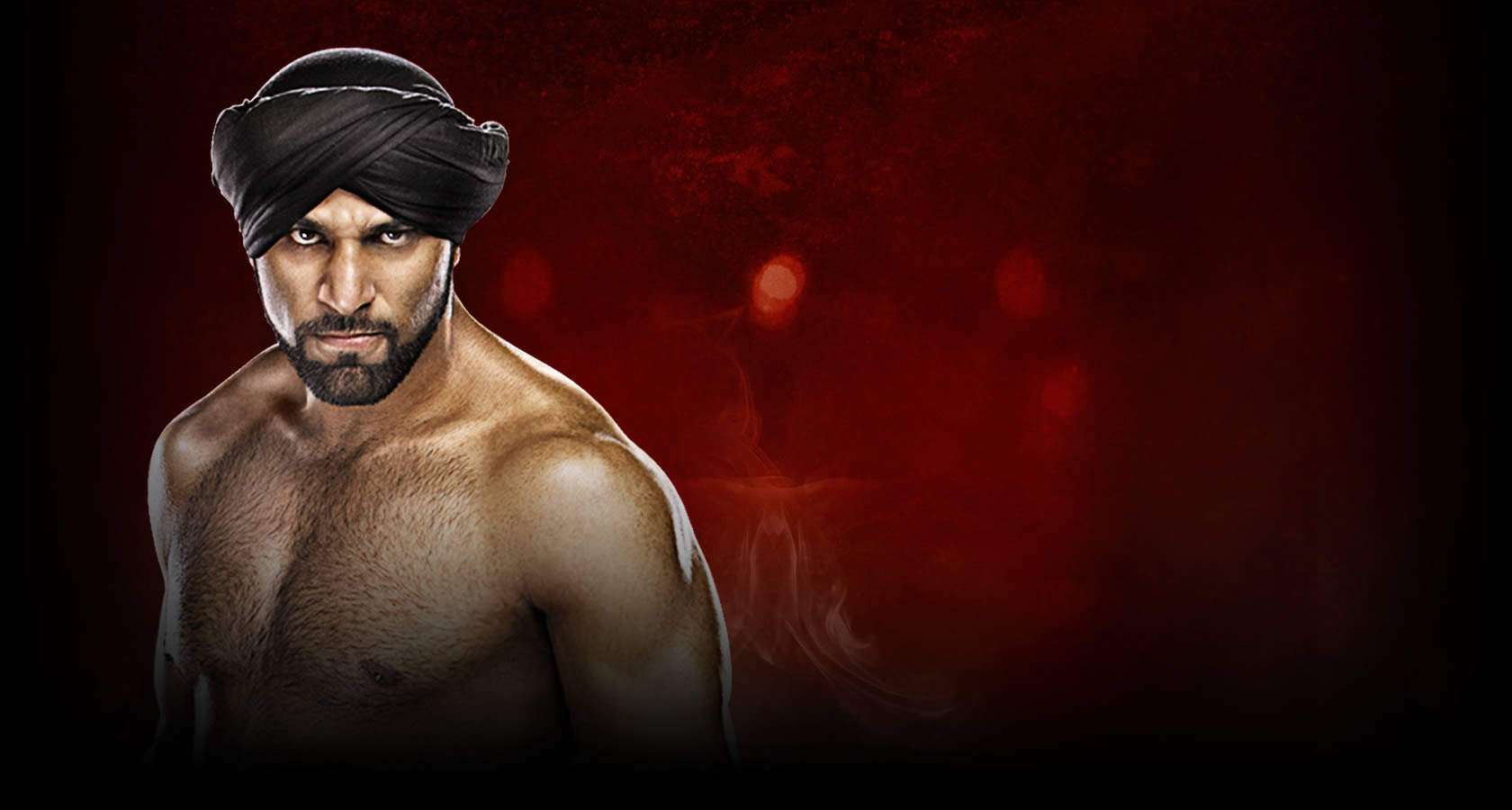 Jinder Mahal Looking Angry In Turban