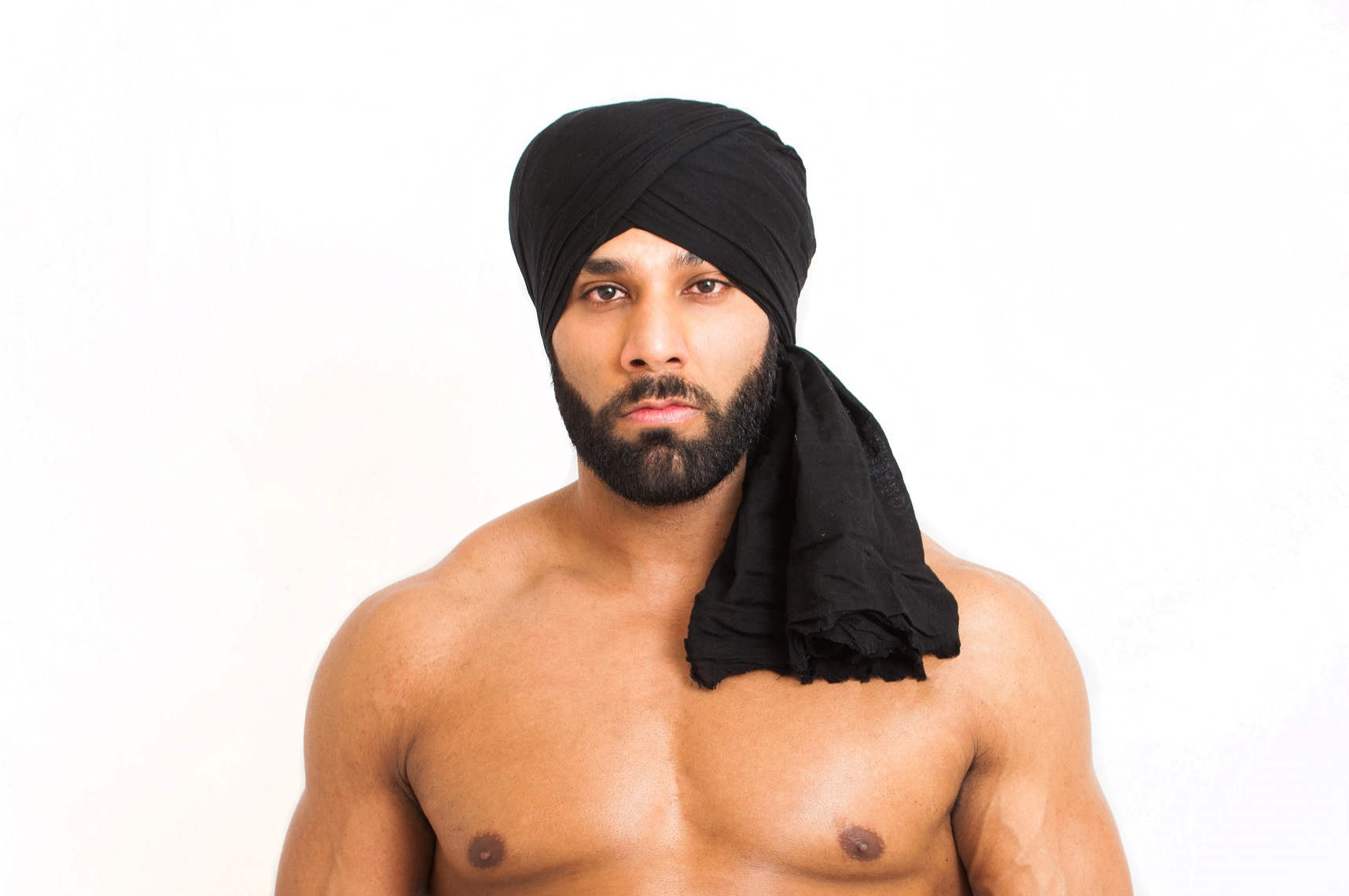 Jinder Mahal Wearing Black Turban