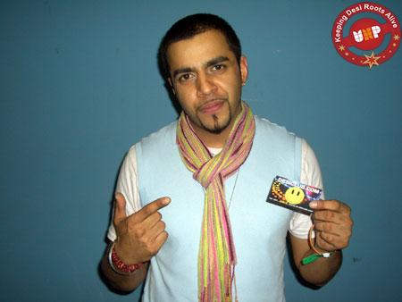 Juggy D Holding A Card